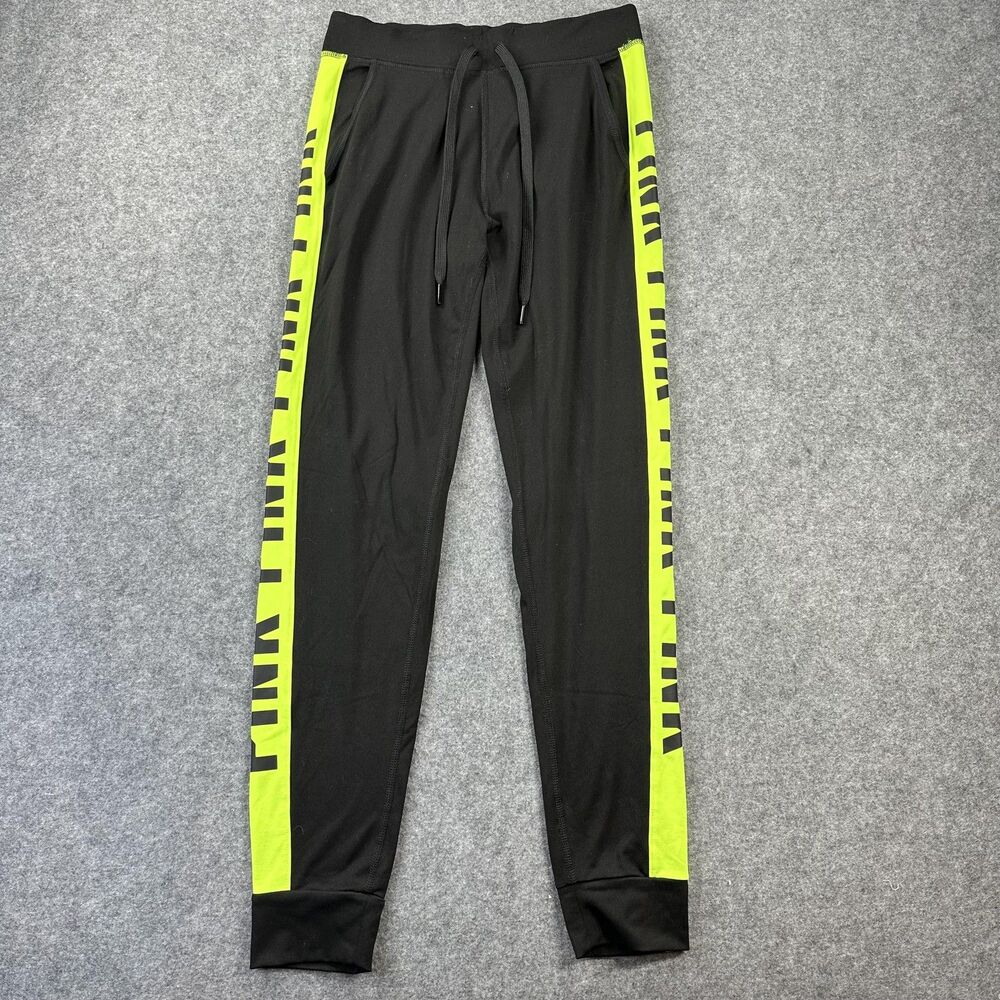 PINK Victoria's Secret Pants Womens Small Black Ultimate Side Stripe Joggers